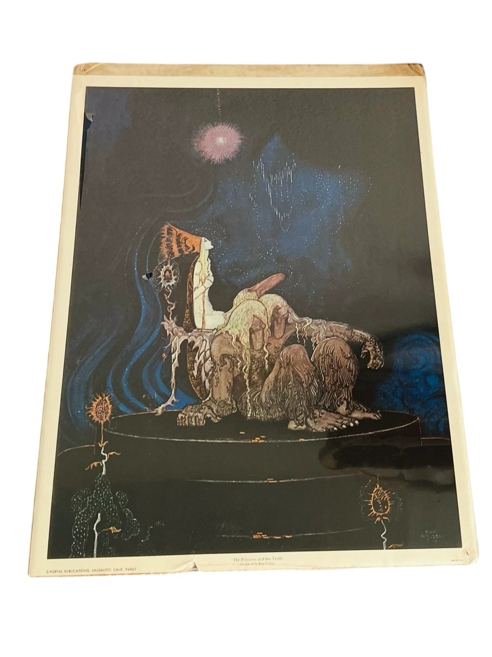 Kay Nielsen Princess and the Lassie in Tree East of the Sun Litho